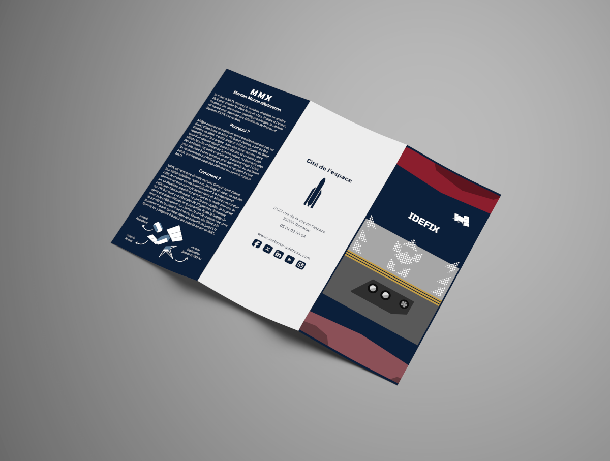 Brochure IDEFIX open outside